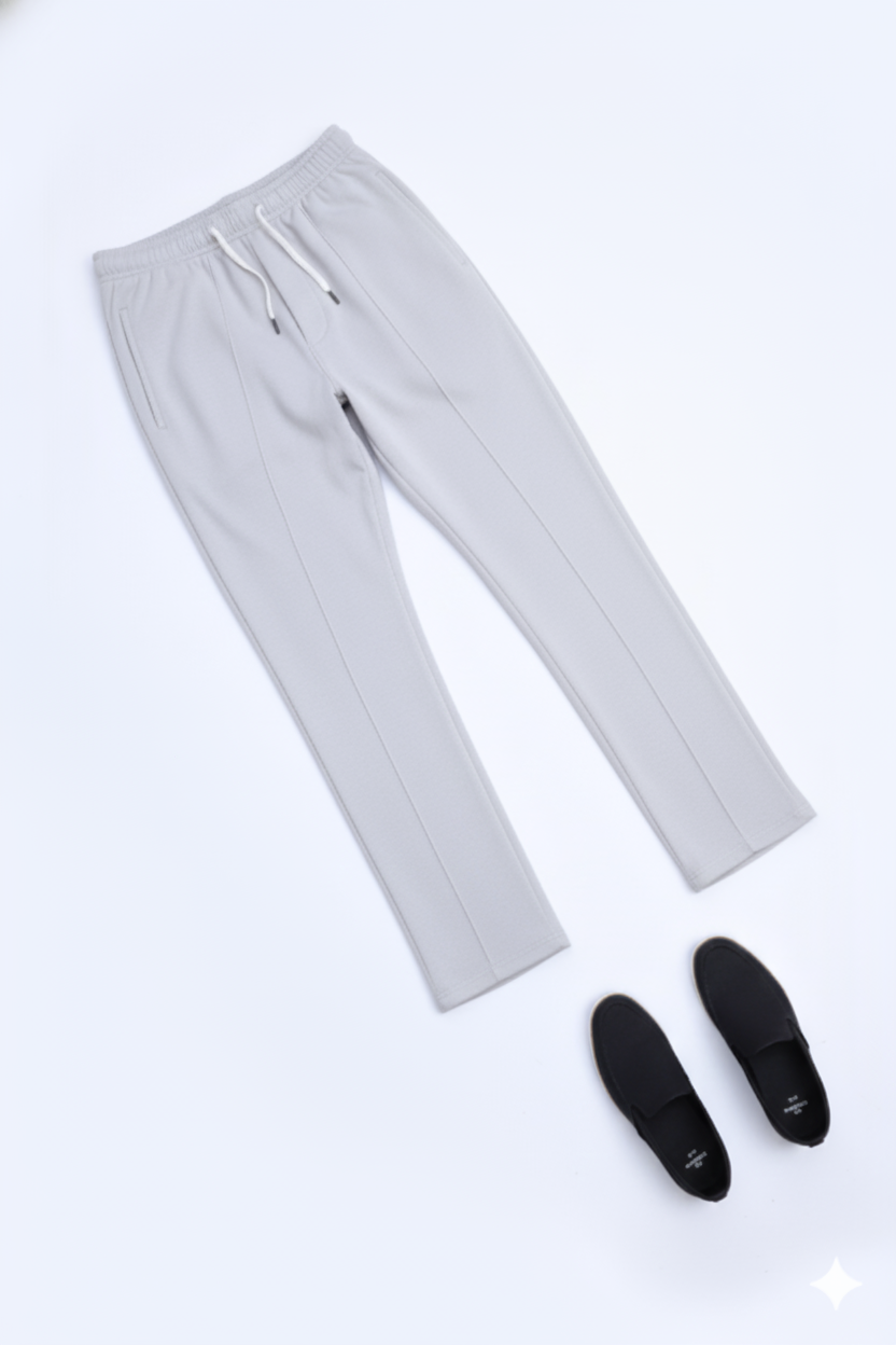 Saair Smart Tailored Trousers -Off White