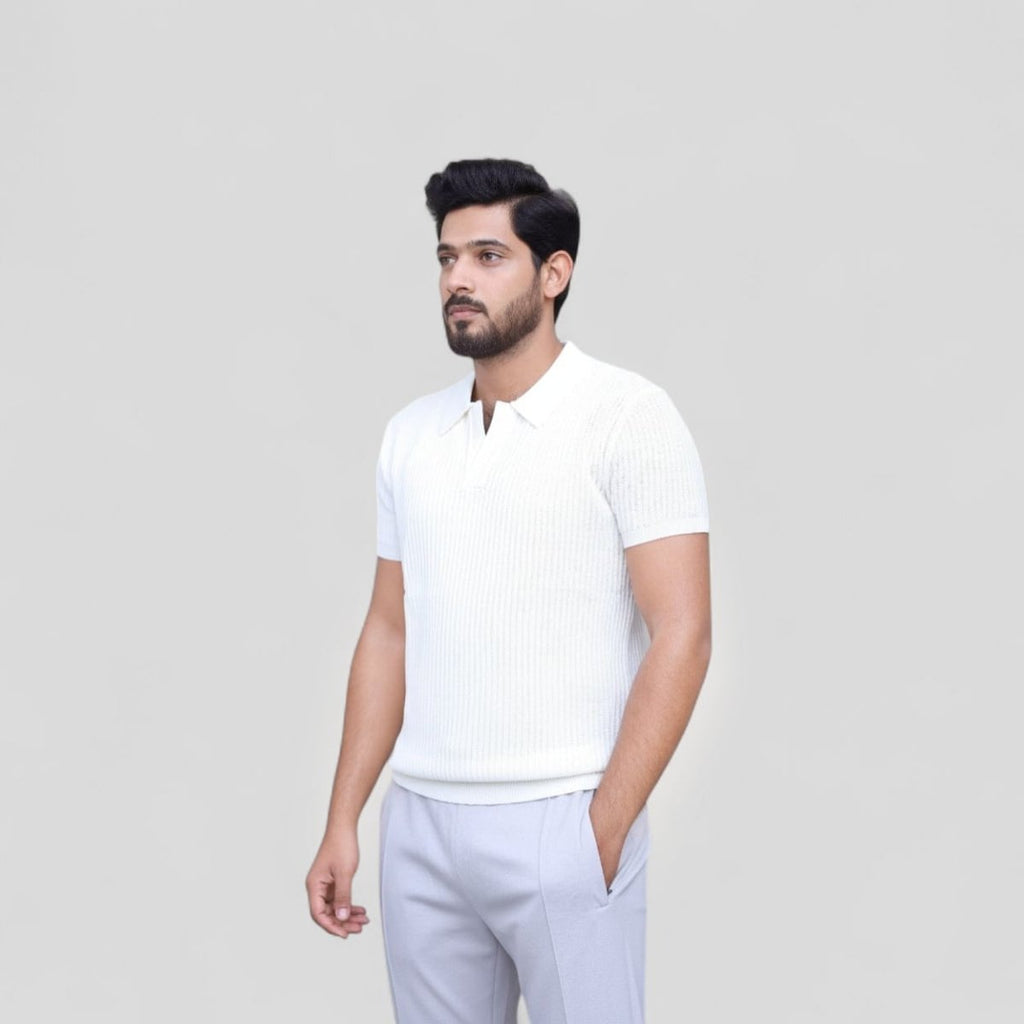 Saair Essential Ribbed Polo - saair