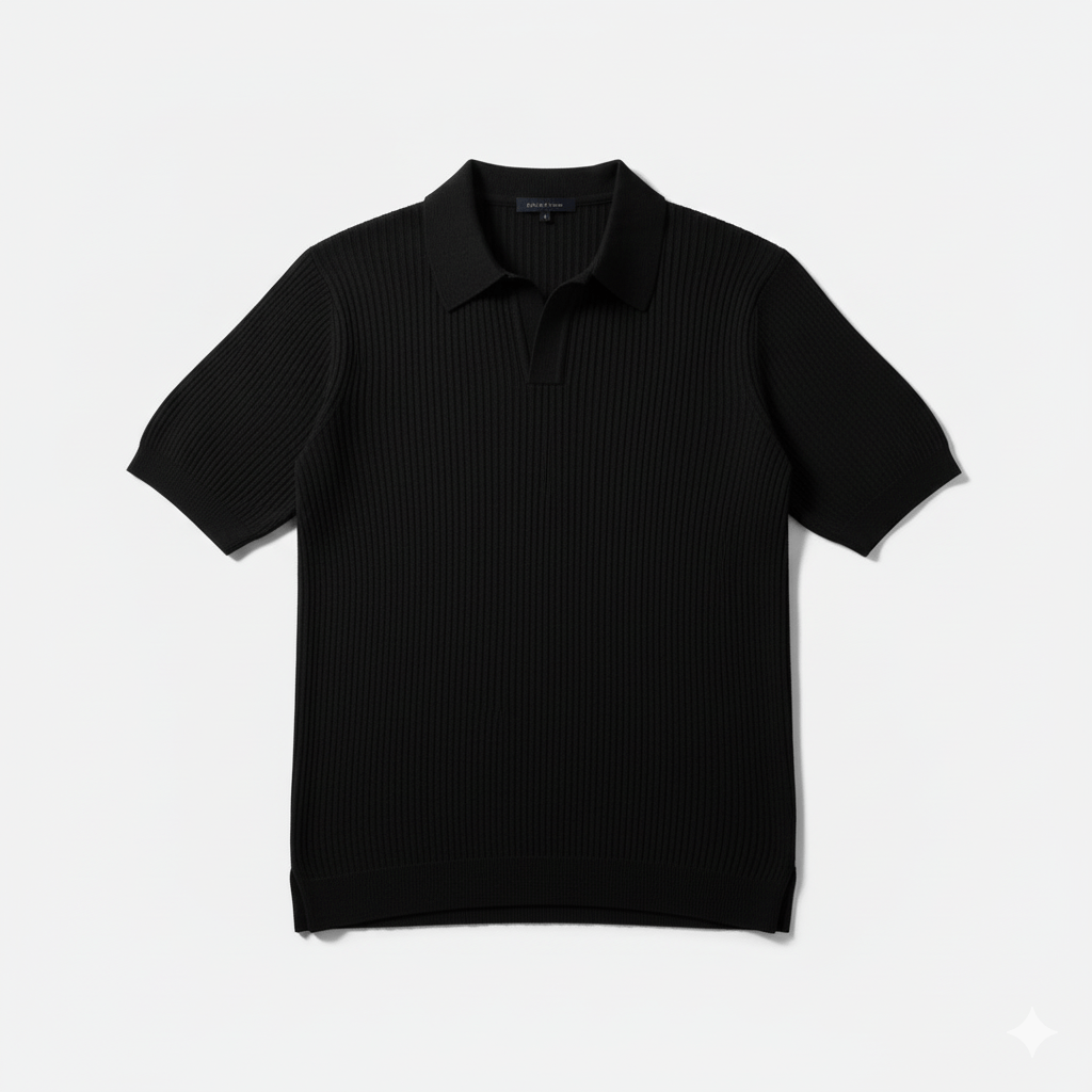 Saair Essential Ribbed Polo - saair