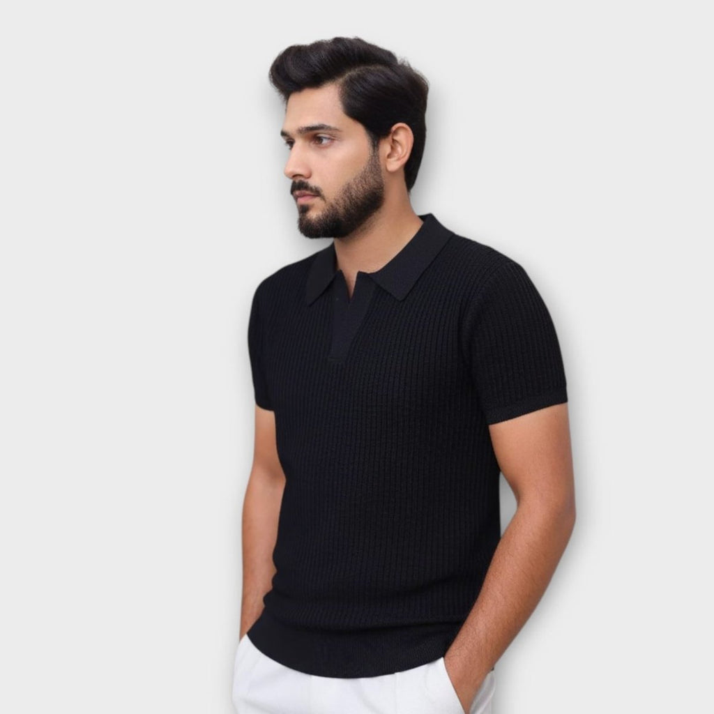 Saair Essential Ribbed Polo - saair