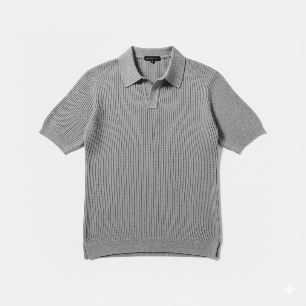 Saair Essential Ribbed Polo - saair
