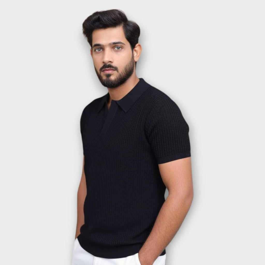 Saair Essential Ribbed Polo - saair