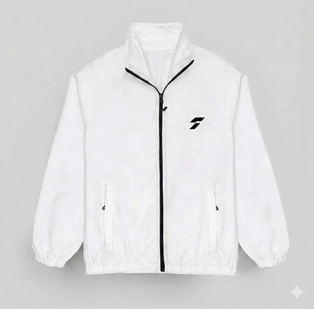 Saair Wind Breaker Jacket - White - saair