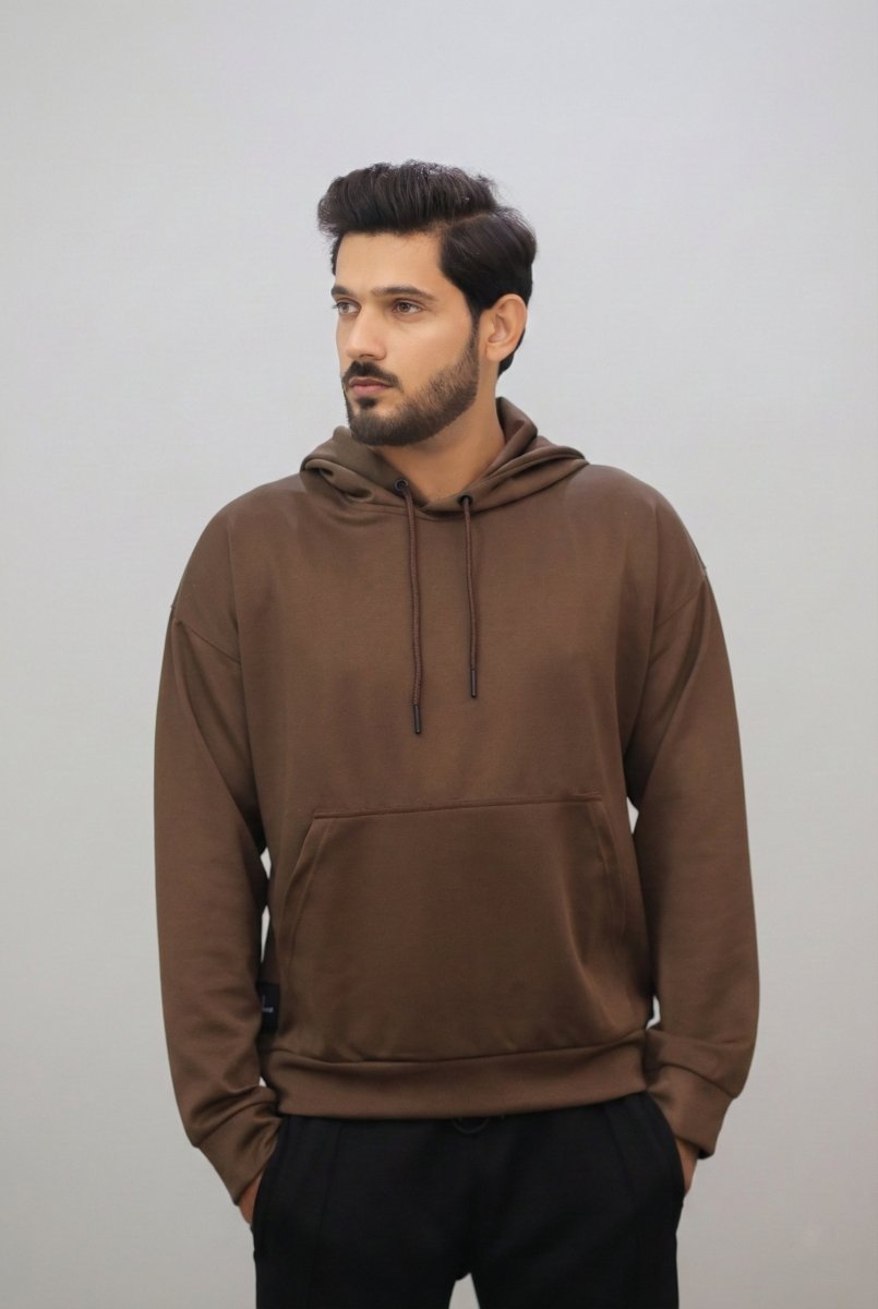 Scuba Pull Over Hoodie - Brown - saair
