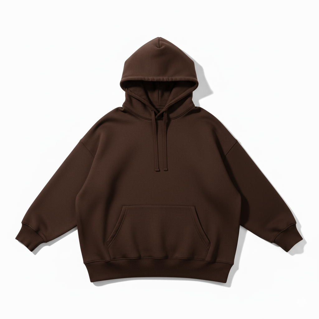 Scuba Pull Over Hoodie - Brown - saair
