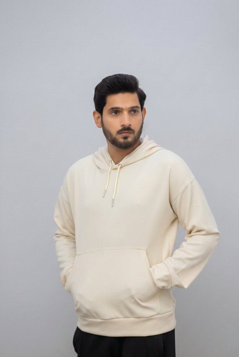Scuba Pull Over Hoodie - Off White - saair