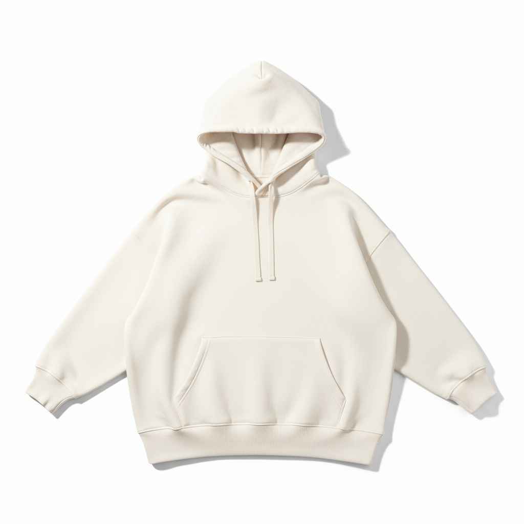 Scuba Pull Over Hoodie - Off White - saair
