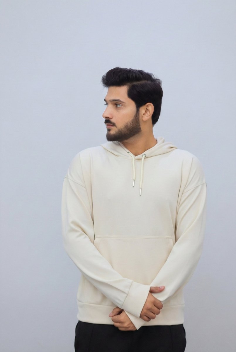 Scuba Pull Over Hoodie - Off White - saair